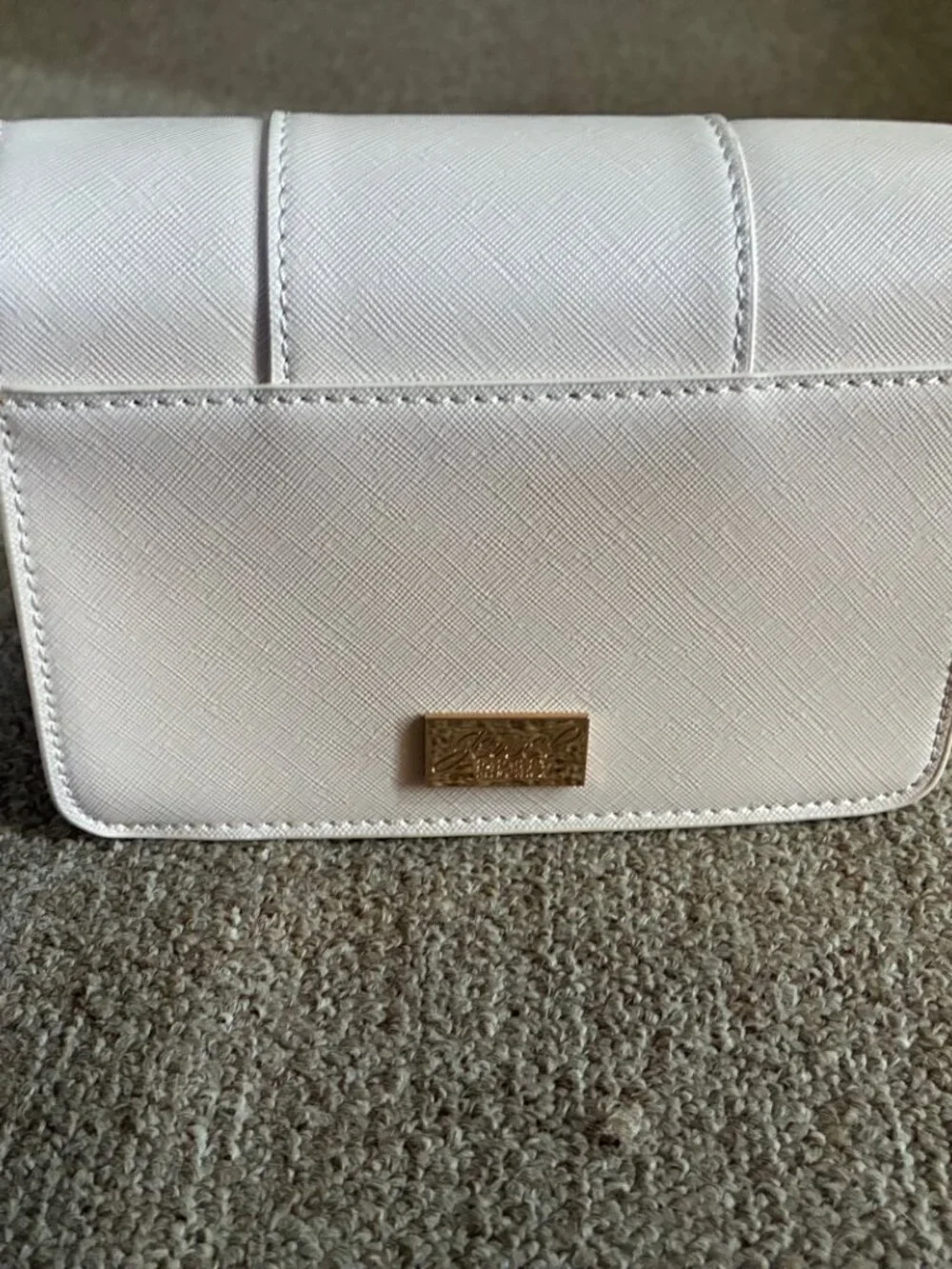 Jewel Badgley Mischka Gold Chain Evening Purse